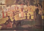 Georges Seurat Sunday Afternoon on the island of the Grande Jatte (nn03) Sweden oil painting artist